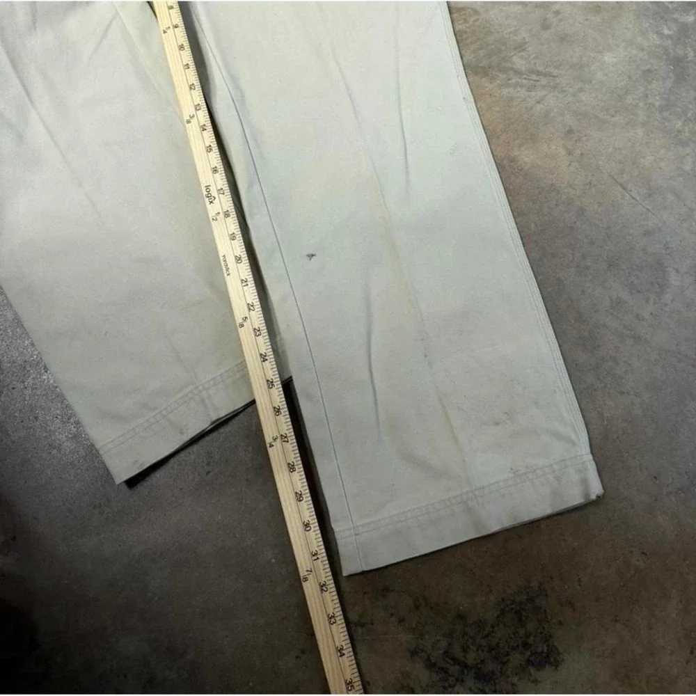 Vintage Y2K Timberland Pro cream baggy carpenter pants size 40 hip hop